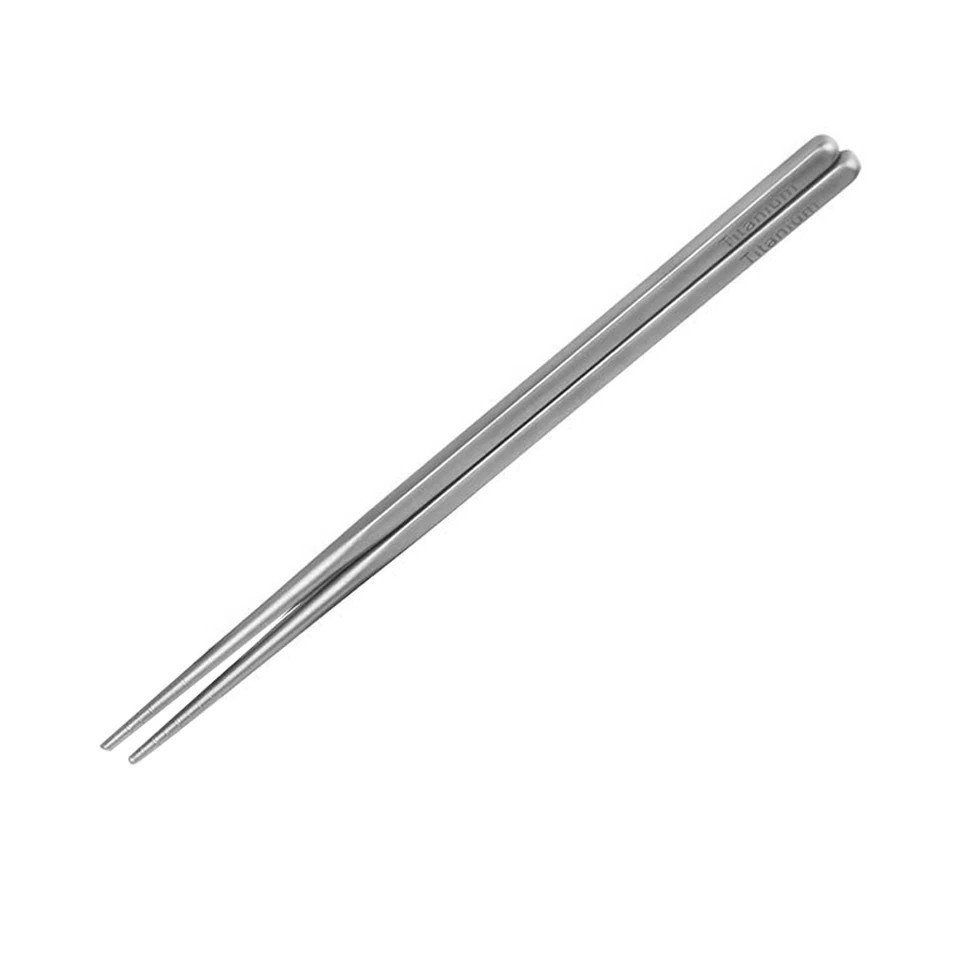 Палички для їжі суші, локшини та лапші титанові, багаторазові 195 мм, фото 1