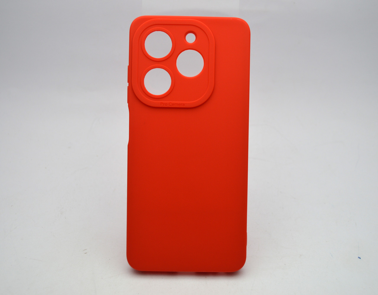 Чохол накладка Silicon Case Full Camera Infinix Smart 8/Smart 8 HD/Hot 40i/Smart 8 Plus Червоний