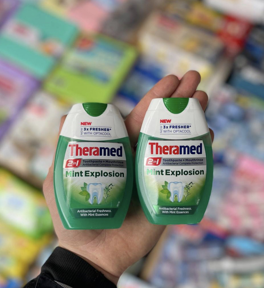 Зубна паста Theramed міні-версія Свіжа м'ята 2-в-1, 75 мл