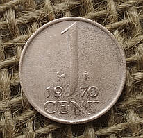 1 цент 1970 року. Нiдерланди