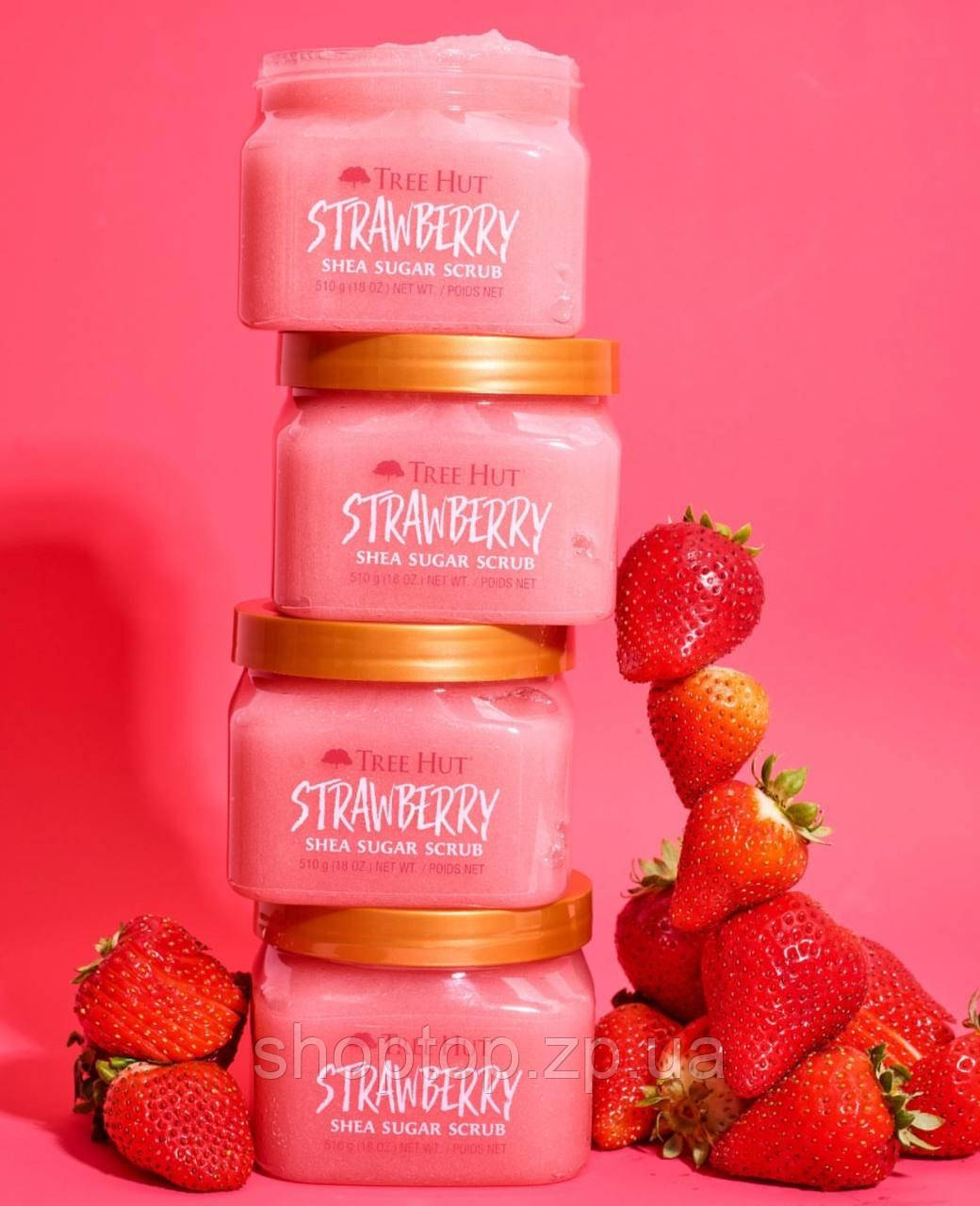 Скраб для тіла Tree Hut Strawberry Sugar Scrub