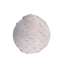 Сіточка для волосся рожева з рюшем