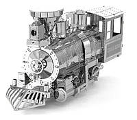 Металлический, 3D, конструктор, пазлы, модель, Локомотив, Locomotive