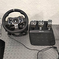 Logitech G920 Driving Force Гоночный руль и педали для Xbox/ПК, силовая обратная связь