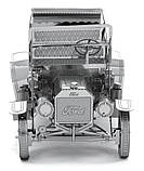 Металевий, 3D, конструктор, пазли, модель, Ретро, Автомобіль, Car, classic, Ford, 3DJS009, 1908, фото 4