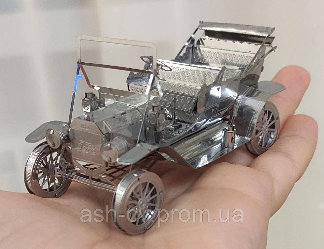 Металевий, 3D, конструктор, пазли, модель, Ретро, Автомобіль, Car, classic, Ford, 1908