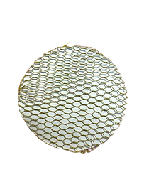 Сіточка для волосся золота з рюшем