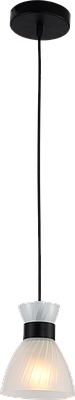 Підвісний світильник VALESO V XA1340D/1 Black+Chrome на 1 плафон