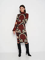 Платье приталенного кроя с декольте на спине для женщины H&M 1153680-6 40(M) Комбинированный