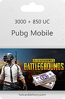 Подарочная карта 3000 +850 UC PUBG Mobile | магазин pubg мобайл uc - Мгновенная доставка