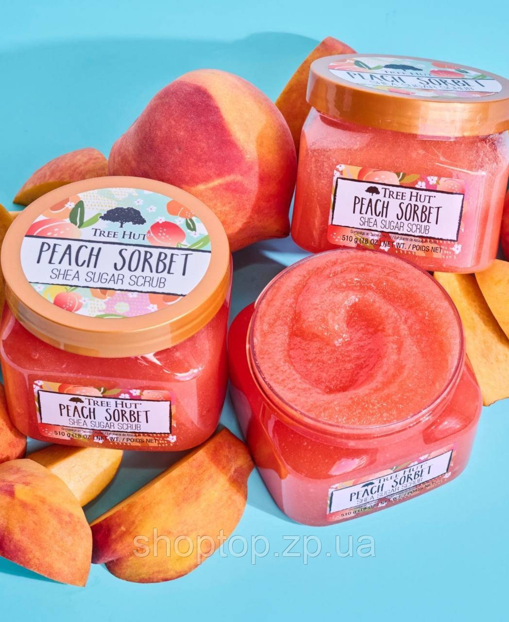 Скраб для тіла Tree Hut Peach Sorbet  Sugar Scrub, фото 1