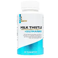 Комплекс растительных экстрактов с расторопшей и витаминами группы B Milk Thistle+ ABU, 60 капсул