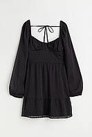 Плаття з вирізом ззаду для жінки H&M Divided 1081630-002 34,XS чорний
