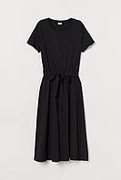 Платье со съемным поясом для женщины H&M L.O.G.G 0825550-001 M Черный