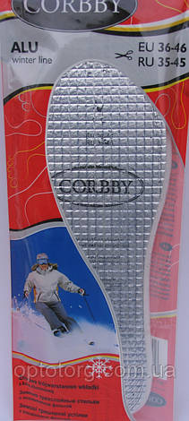Устілка Корбі Corbby зимові з фольгою, фото 1