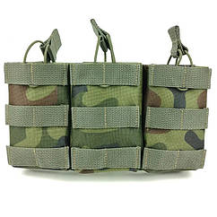 Підсумок для 3 магазинів універсальний АК мультикам LE2206 MOLLE водовідштовхувальний Оксфорд 600D 23х12.5 см