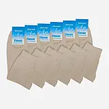 Набір чоловічих шкарпеток високих бавовняних Лео Classic 40-41 6 пар Бежевий, фото 2