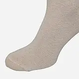 Набір чоловічих шкарпеток високих бавовняних Лео Classic 40-41 12 пар Бежевий, фото 4