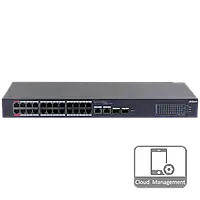 Комутатор 24 порти керований Dahua DH-CS4226-24ET-375 PoE