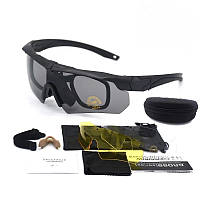 Очки тактические / защитные поляризованные тактические очки с 3 линзами / баллистические очки Cobra Tactic Arm