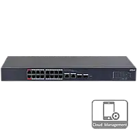 Комутатор 16 портів керований Dahua DH-CS4218-16ET-135 PoE
