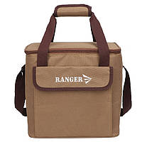 Термосумка сумка холодильник Ranger 30 литров коричневая
