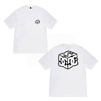 Белая футболка DC Shoes Two Sides Logo унисекс Диси