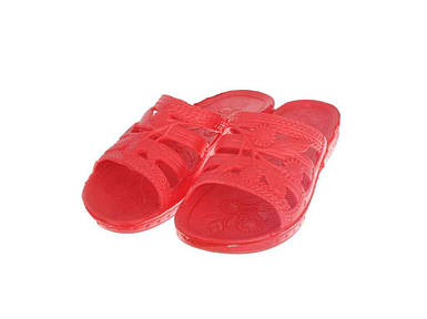 Капці пляжні жіночі літні (6 пар) арт. SV-010 (36-41р.) червоні ТМ CROSS FG