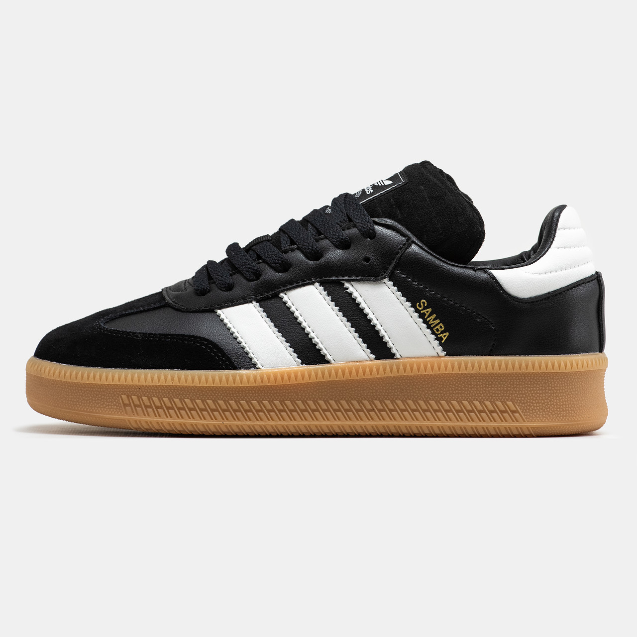 Кросівки Adidas Samba XLG Black White / Адидас Самба ХЛГ