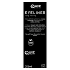 Підводка для очей стійка Quiz Liquid Eyeliner Longlasting Ultrablack, фото 3