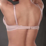 Бюстгальтер гладкий 6065 світлий фламінго з push-up Чашка B C, фото 3