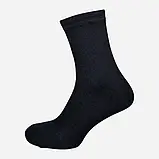 Набір чоловічих шкарпеток високих бавовняних Лео Classic 8 пар Білий/Чорний, фото 5