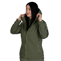 Женская военная влаго-ветрозащитная тактическая куртка Stalker SoftShell Олива