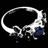 Кільце. Натуральний сапфір. Срібло 925., фото 2