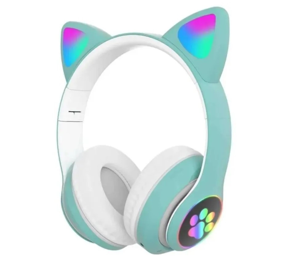 Навушники бездротові Bluetooth Cat VZV-28M 9043, м'ятні, фото 1