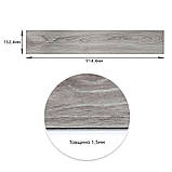 Самоклеюча вінілова плитка 152.4х914.4х1.5мм Мат SW-00001131, фото 3