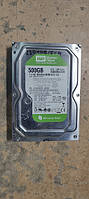 Жесткий диск Винчестер HDD 500 Gb / Гб Western Digital Caviar Green WD5000AADS 3.5" SATA2 № 23040815