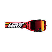 LEATT (НОВИНКА 2024) VELOCITY 6.5 IRIZ RED GOGGLES RED 28% - ЧЕРВОНИЙ/ЧОРНИЙ КОЛІР ПОМАРАНЧЕВЕ ДЗЕРКАЛО