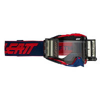 LEATT (2023/2024) GOGGLE VELOCITY 6.5 ROLLOFF GOGGLE RED/BLUE LENS CLEAR 83% - КОЛІР ТЕМНО-СИНІЙ/ЧЕРВОНИЙ