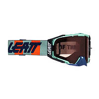 LEATT (2022 РОЗПРОДАЖ) VELOCITY 6.5 GOGGLE ICE LENS ROSE UC 32% - БІРЮЗОВИЙ/ТЕМНОСІЙ ТЕМНО-СИНІЙ/ПОМАРАНЧЕВИЙ