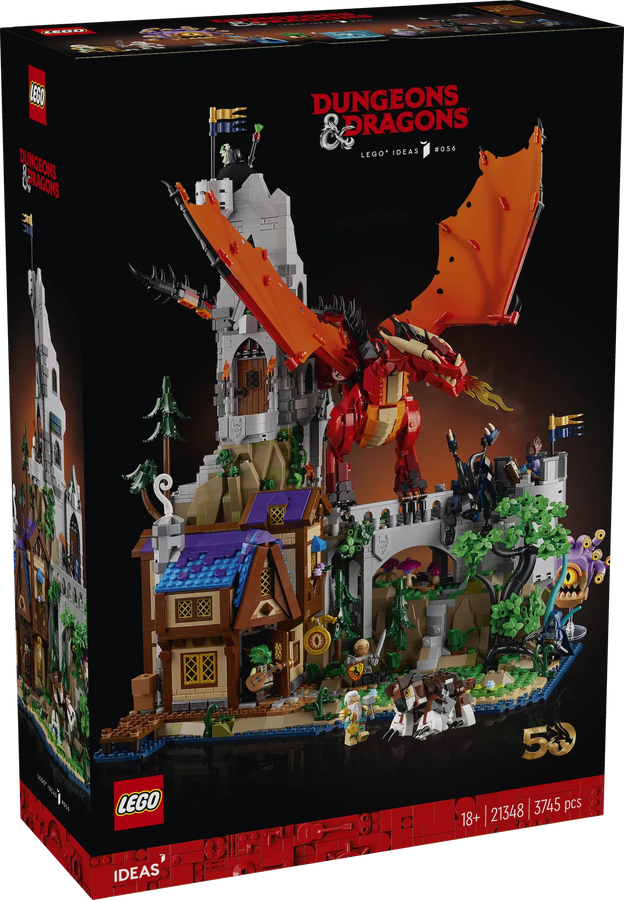 Конструктор LEGO Ideas Dungeons & Dragons легенда про червоного Дракона (21348), фото 1