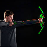 Іграшковий лук з мішенню BULLZ EYE Zing AS200G 3 стріли та мішень, Toyman, фото 5