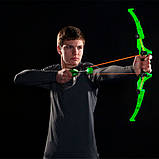 Іграшковий лук з мішенню BULLZ EYE Zing AS200G 3 стріли та мішень, Toyman, фото 6