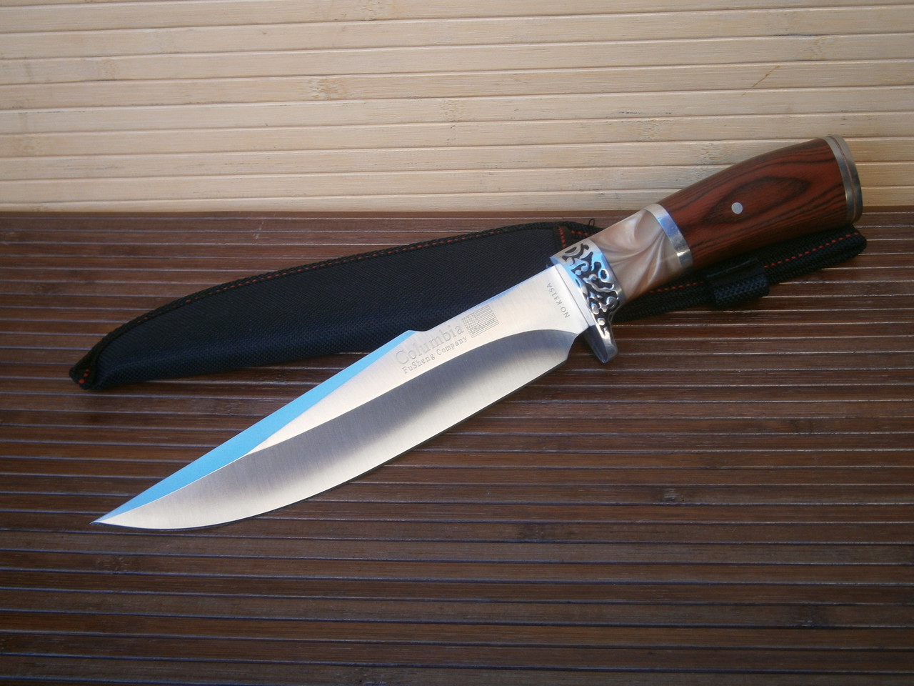 Ніж мисливський Columbia K315A BIG в чохлі 31 см, фото 1
