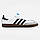 Кросівки Adidas Samba Vegan White Black / Адидас Самба Веган, фото 4