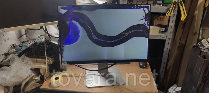 Широкоформатный поворотный LED монитор с HDMI и DP 24 дюйма Dell ...