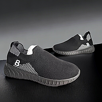 Детские летние черные кроссовки, очень легкие, дышащая обувь для мальчиков. Размер:32-37