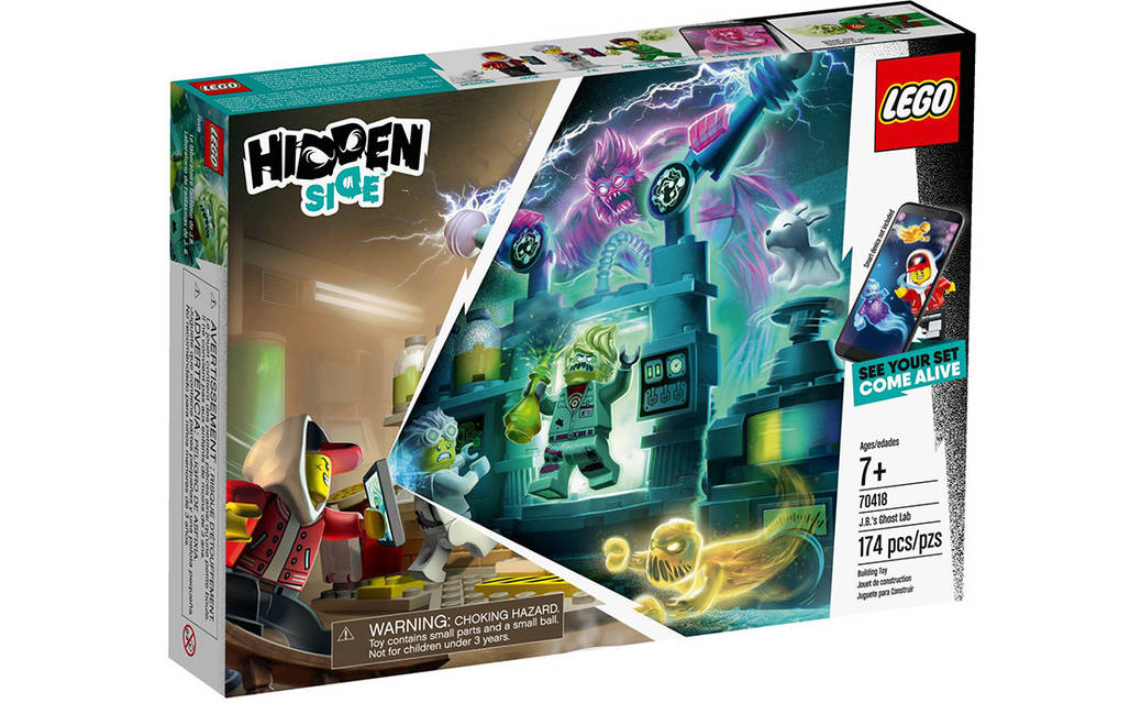 Конструктор LEGO Hidden Side Лаборатория призраков Джей Би (70418