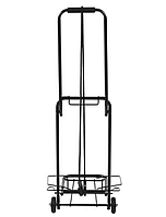 Тележка хозяйственная складная 87х37х31 см на колесах с ручкой Shopping Cart Черный (583)