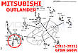 Тяга датчика положення кузова Mitsubishi Outlander XL 8651A045, 8651A095 передня тяжка коректора фар THK, Японія, фото 7
